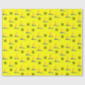 Geschenkpapier Segelboote (Flach)
