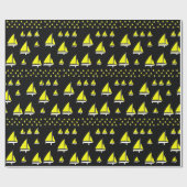 Geschenkpapier Segelboote (Flach)