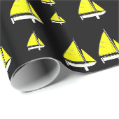 Geschenkpapier Segelboote (Rolleneckpunkt)