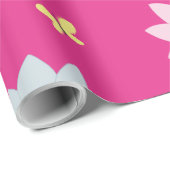 Geschenkpapier | Selbstwert-Lotus-Blumenmuster (Rolleneckpunkt)