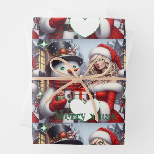 Geschenkpapier Set (Beispiel)