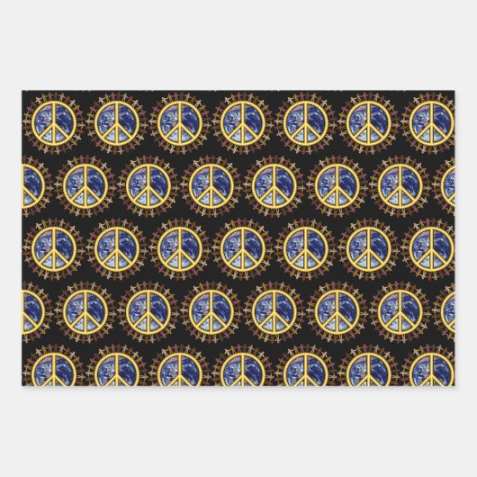 ☮ GESCHENKPAPIER SET (Vorderseite 3)