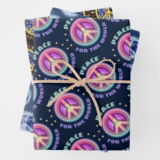 ☮ GESCHENKPAPIER SET (Beispiel)