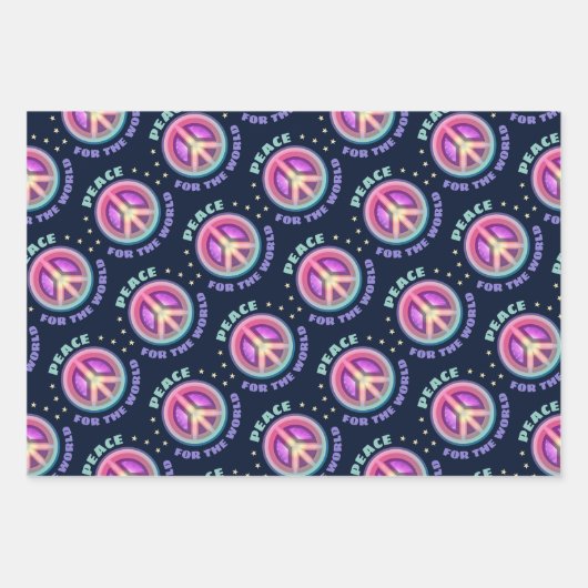 ☮ GESCHENKPAPIER SET (Vorderseite)