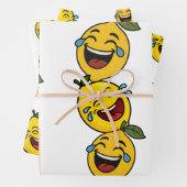 Geschenkpapier-Set mit 3 flachen Bögen Geschenkpapier Set (Beispiel)