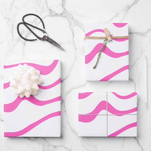 Geschenkpapier-Set mit 3 flachen Bögen Geschenkpapier Set (Vorderseite)