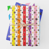 Geschenkpapier-Set mit 3 flachen Bögen Geschenkpapier Set (Beispiel)
