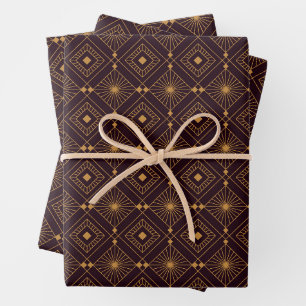 Geschenkpapier-Set mit 3 flachen Bögen Geschenkpapier Set
