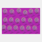 Geschenkpapier-Set mit 3 flachen Bögen Geschenkpapier Set (Vorderseite 3)