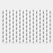 Geschenkpapier-Set mit 3 flachen Bögen Geschenkpapier Set (Vorderseite)