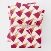 Geschenkpapier-Set mit 3 flachen Bögen Geschenkpapier Set (Beispiel)