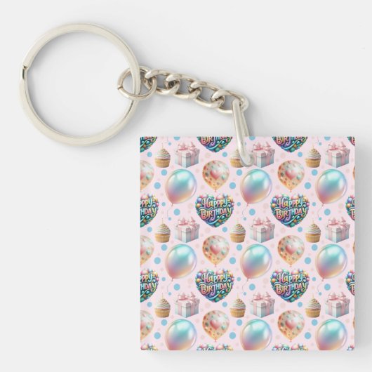 Geschenkpapier-Set mit 3 flachen Bögen Schlüsselanhänger (Vorderseite)