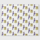 Geschenkpapier Sicherheitsbeamter (Flach)