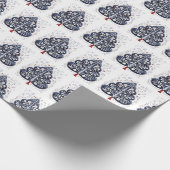 Geschenkpapier - Skandinavischer Weihnachtsbaum (Ecke)