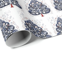 Geschenkpapier - Skandinavischer Weihnachtsbaum