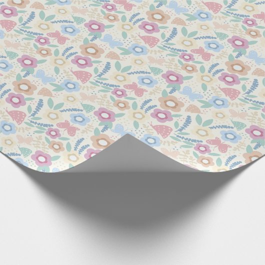 Geschenkpapier 'Spaziergang in den Gärten' (Ecke)