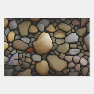 Geschenkpapier - Steine