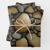 Geschenkpapier - Steine Set (Beispiel)