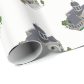 Geschenkpapier Tempel (Rolleneckpunkt)