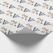 Geschenkpapier Tierarzt (Ecke)