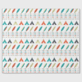 Geschenkpapier - Tipi-Stamm (Flach)