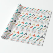Geschenkpapier - Tipi-Stamm (Ungerollt)