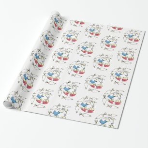 Geschenkpapier-Torte Dekorierer Geschenkpapier