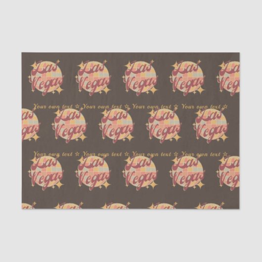 Geschenkpapier Verpackung Las Vegas Stadt USA Seidenpapier (Vorderseite)