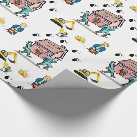 Geschenkpapier Verschieben (Ecke)