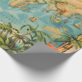 Geschenkpapier - Vintage Atlas (Ecke)