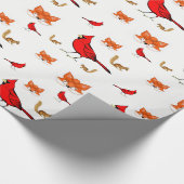 Geschenkpapier Vögel (Ecke)