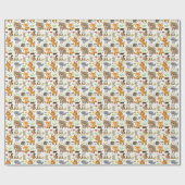 Geschenkpapier - Waldtiere 2 (Flach)