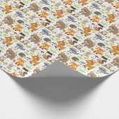 Geschenkpapier - Waldtiere 2 (Ecke)