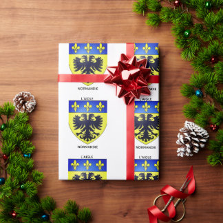 Geschenkpapier Wappen von L'Aigle in der Normandie