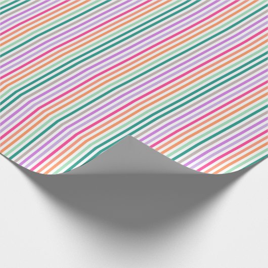 Geschenkpapier Weiche Farblinien 2 (Ecke)