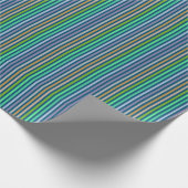 Geschenkpapier Weiche Farblinien 3 (Ecke)