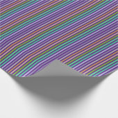 Geschenkpapier Weiche Farblinien 4 (Ecke)