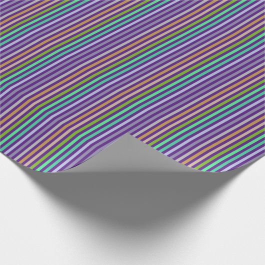 Geschenkpapier Weiche Farblinien 4 (Ecke)