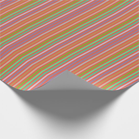 Geschenkpapier Weiche Farblinien 5 (Ecke)