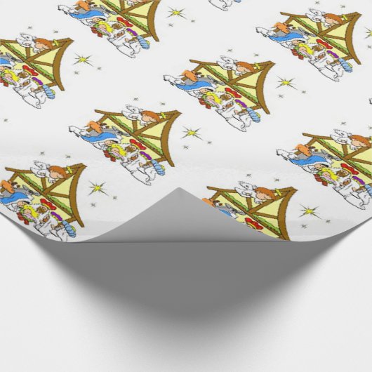Geschenkpapier/Weihnachtsgeschichte Geschenkpapier (Ecke)