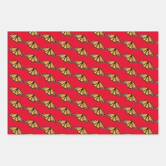 Geschenkpapier Weihnachtsmonarchie Set (Vorderseite 2)