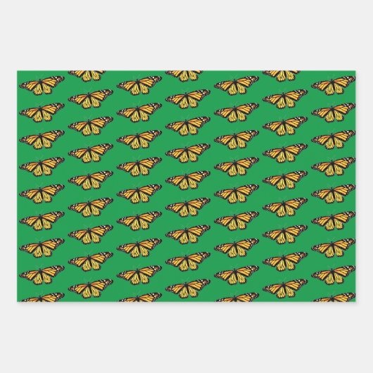 Geschenkpapier Weihnachtsmonarchie Set (Vorderseite)