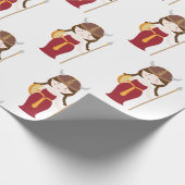 Geschenkpapier - Wikinger Krieger Prinzessin (Ecke)
