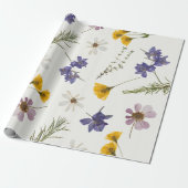 Geschenkpapier Wildblume Blumengarten Party (Ungerollt)