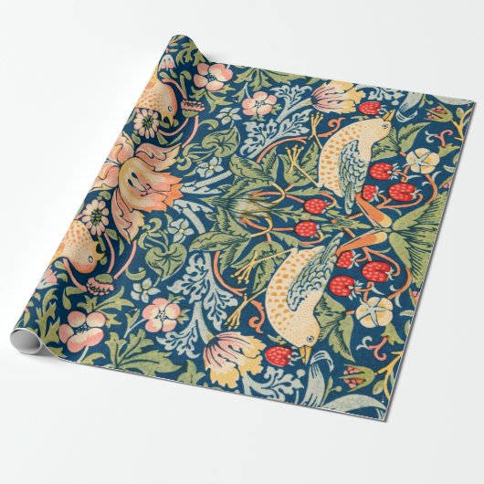 GESCHENKpapier : WILLIAM MORRIS : (Ungerollt)