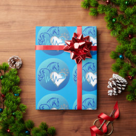 Geschenkpapier Winter Logo
