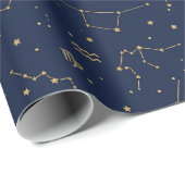 Geschenkpapier Winter Sternbilder (Rolleneckpunkt)