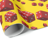 Geschenkpapier Würfel (Rolleneckpunkt)