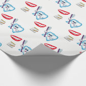 Geschenkpapier Zahnarzt (Ecke)