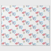 Geschenkpapier Zahnarzt (Flach)